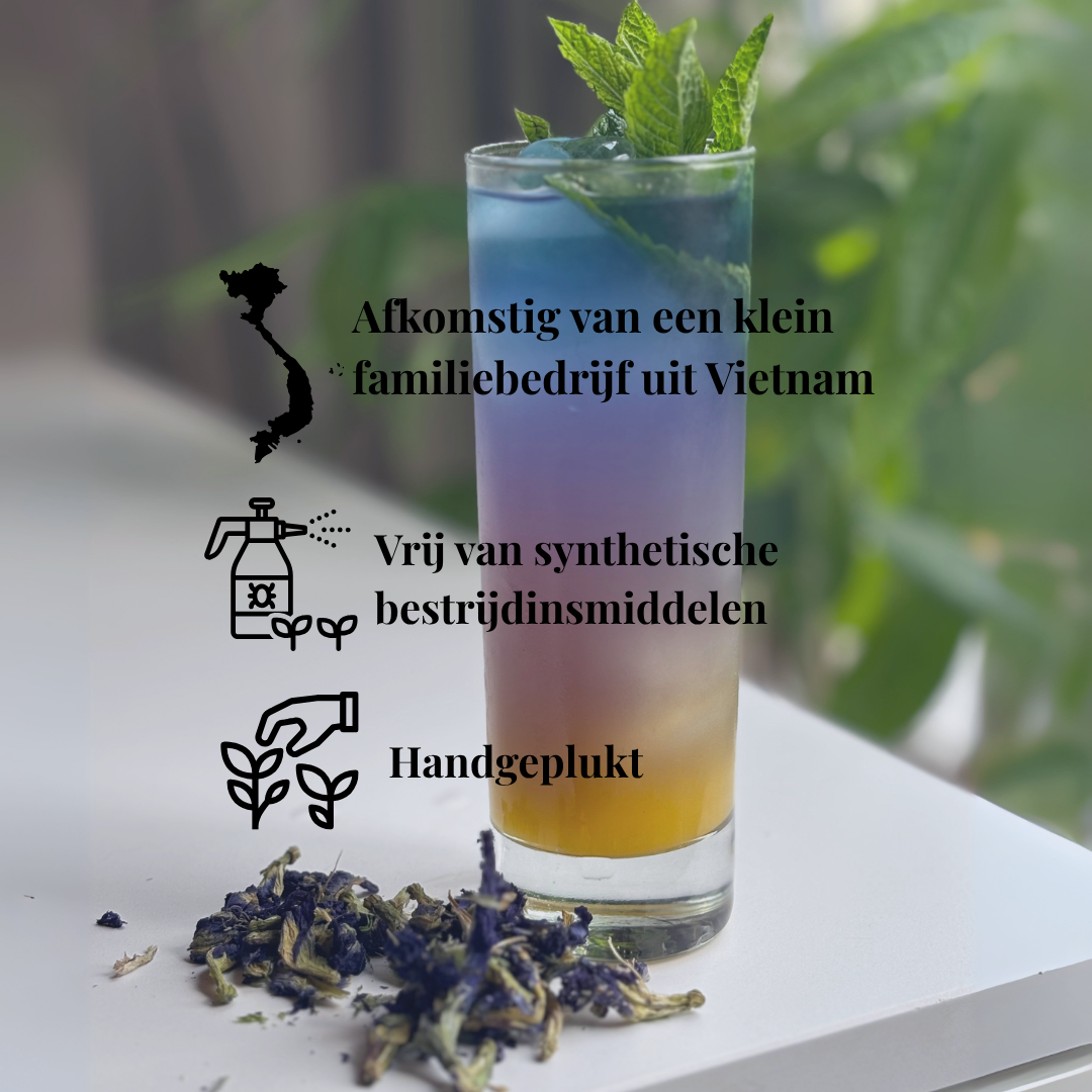 Blue Butterfly Pea Vlindererwt - 100 gram.