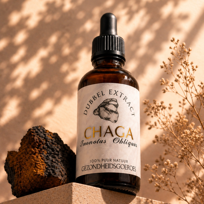 Chaga extract 10:1 | Vloeibaar alcohol & water tinctuur.