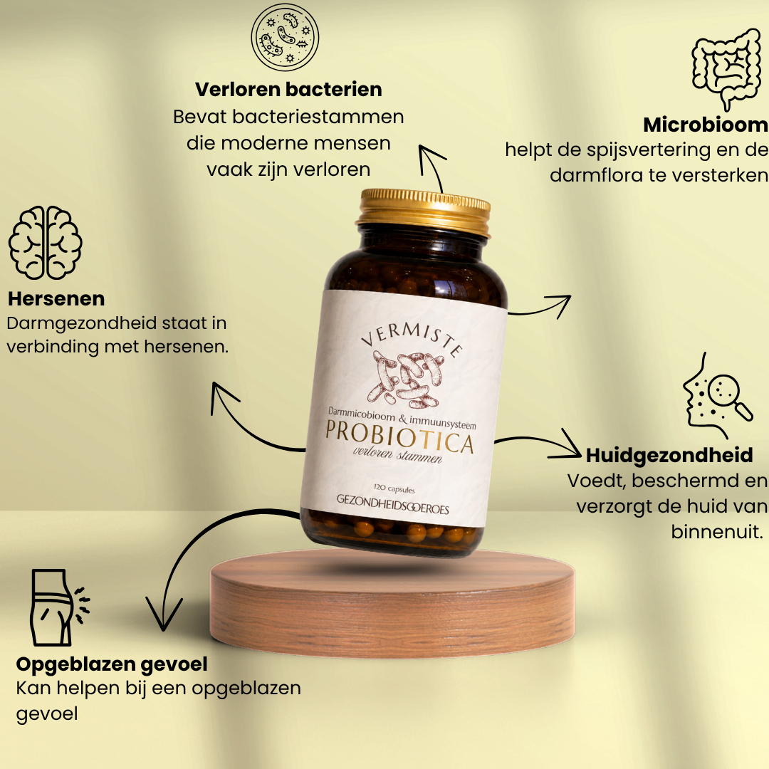 Probiotica Verloren Bacteriestammen | 120 Capsules
