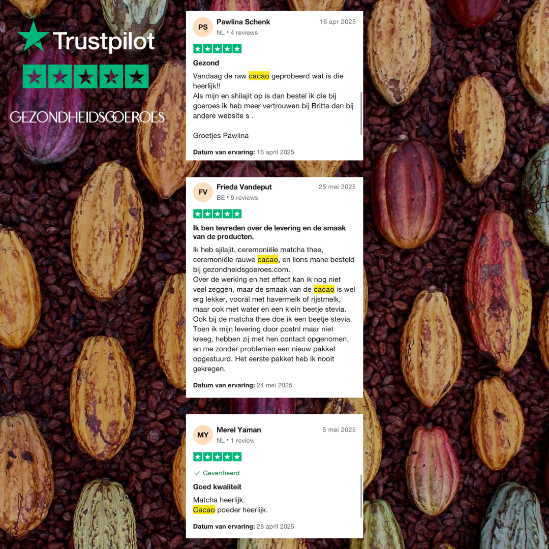 Raw Cacao Ongealkaliseerd | 100 Gram