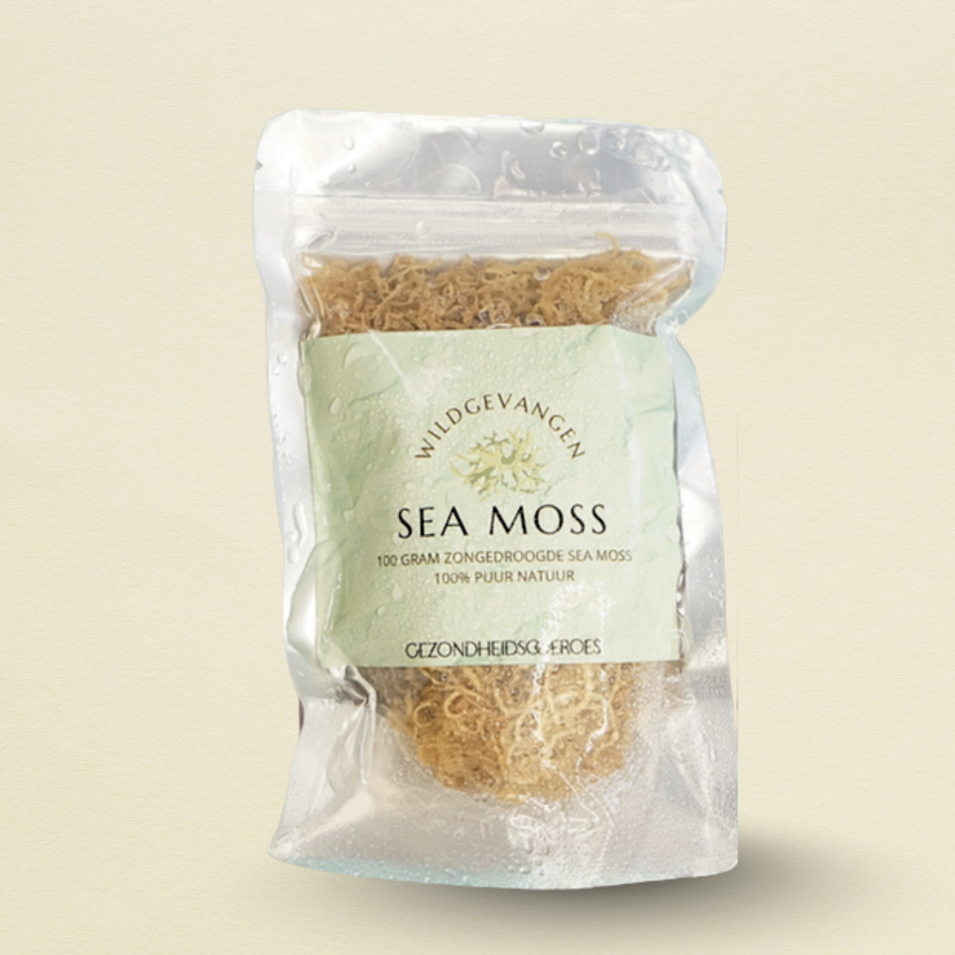 Sea Moss Wildgevangen Zongedroogd | 100 Gram