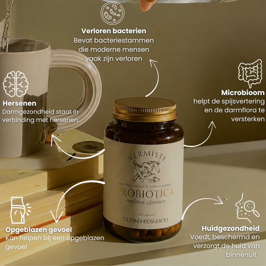 Probiotica Verloren Bacteriestammen | 120 Capsules