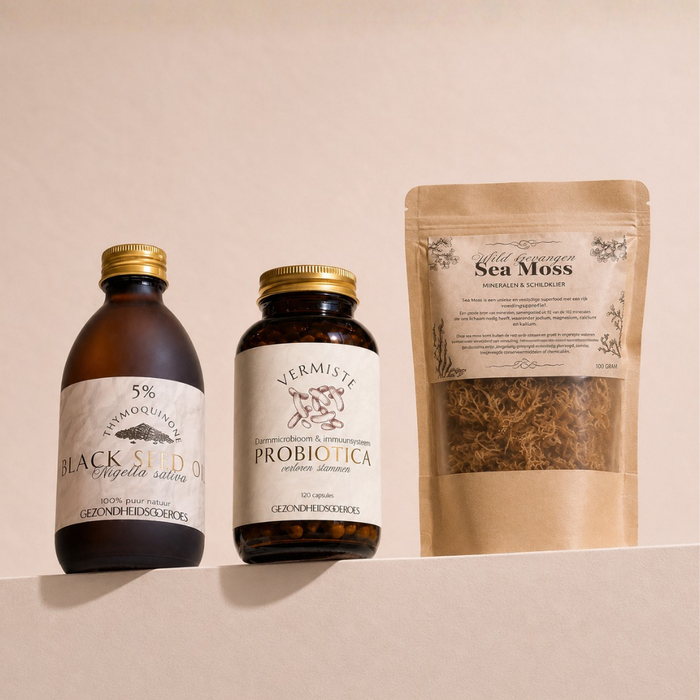 Darm pakket - Probiotica, Black seed & Sea moss.