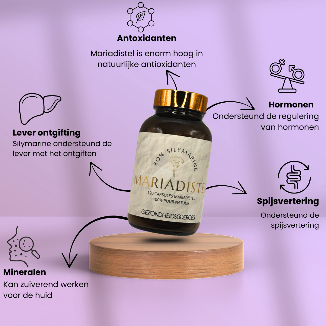 Mariadistel +80% Silymarine | 120 capsules
