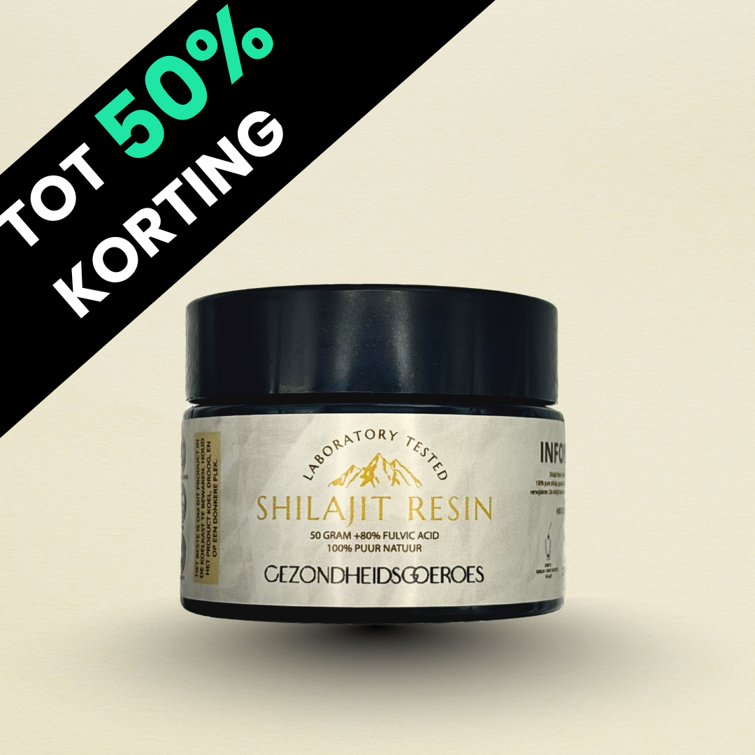Shilajit Concentratie +80% fulvinezuur | 50 Gram Extract