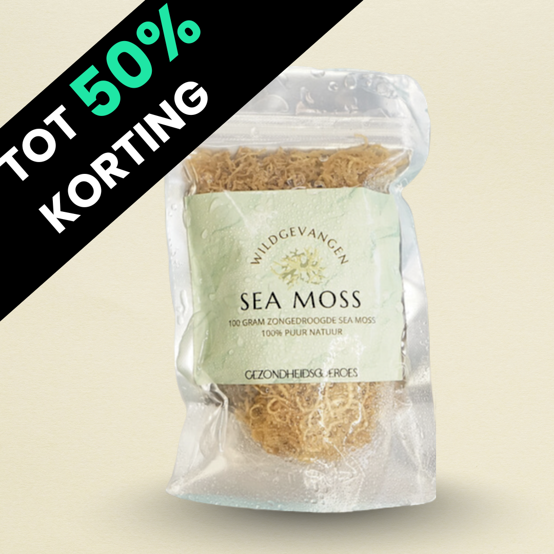 Sea Moss Wildgevangen Zongedroogd | 100 Gram