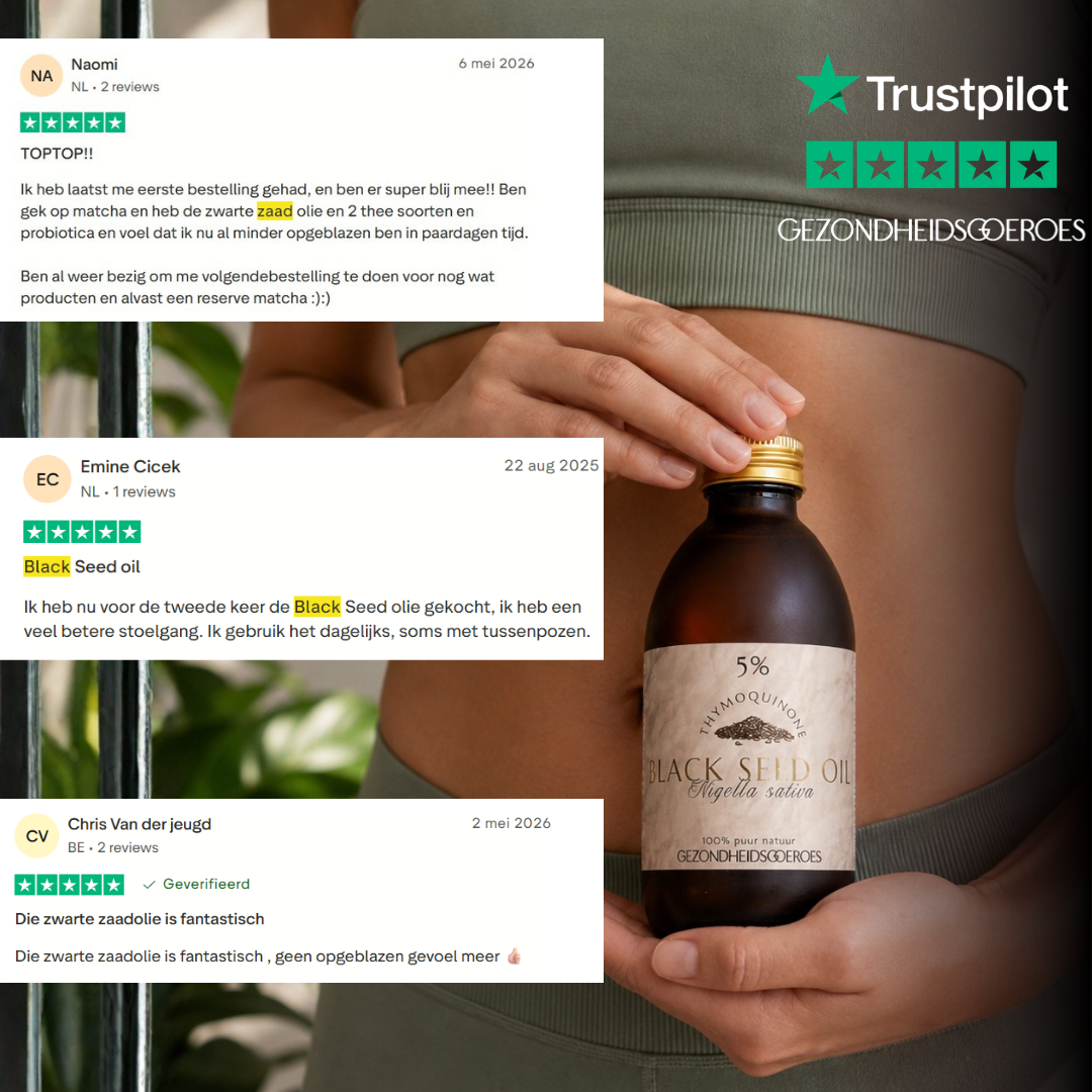 Black Seed Oil Koudgeperst | 5% Thymoquinone | 240 ML