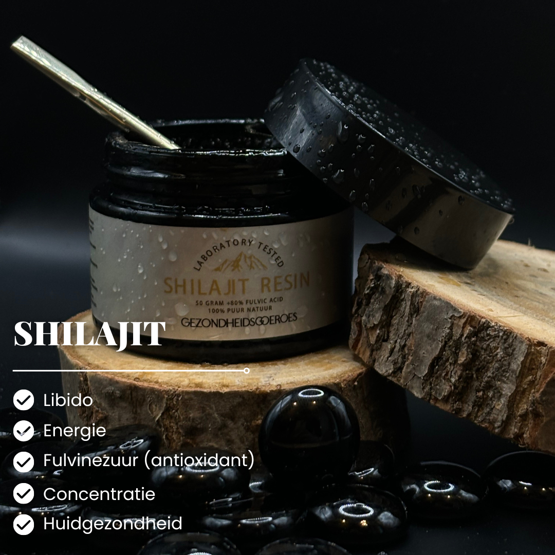 Shilajit Concentratie +80% fulvinezuur | 50 Gram Extract