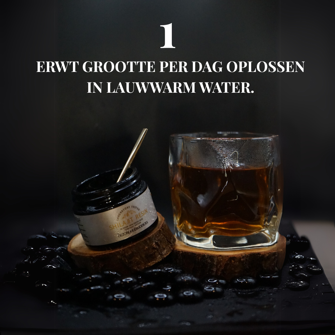 Shilajit Concentratie +80% fulvinezuur | 50 Gram Extract