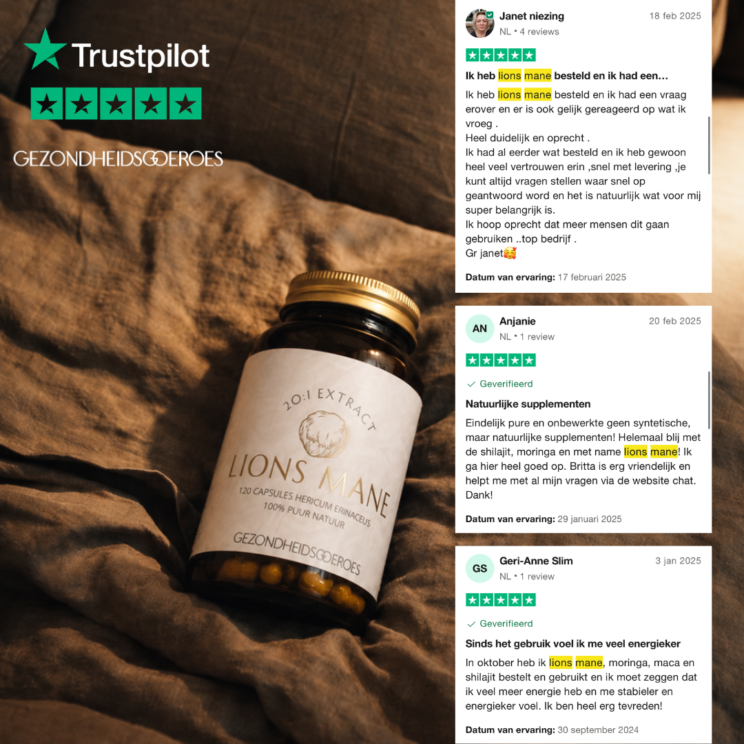 Lions Mane Extract 20:1 | 120 Capsules