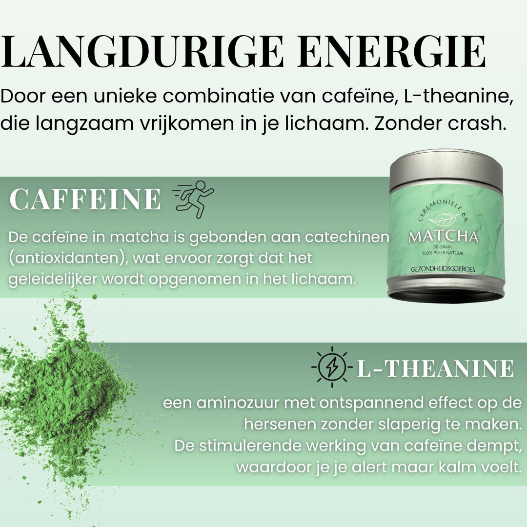Thee set: Ceremoniele Matcha, Kruizenmunt & Zuurzak bladeren