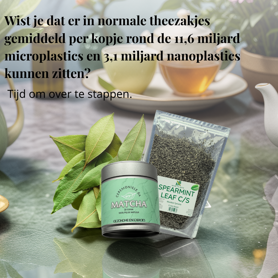 Thee set: Ceremoniele Matcha, Kruizenmunt & Zuurzak bladeren