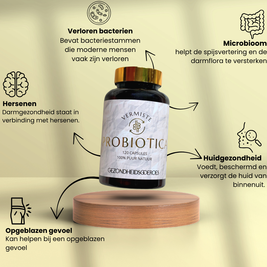 Probiotica Verloren Bacteriestammen | 120 Capsules