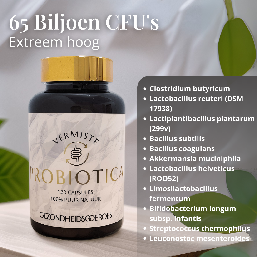 Probiotica Verloren Bacteriestammen | 120 Capsules