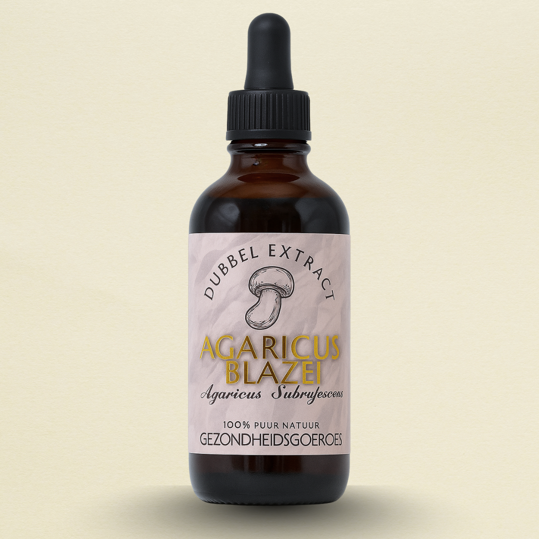 Agaricus Blazei Extract 10:1 | Vloeibaar alcohol & water tinctuur.