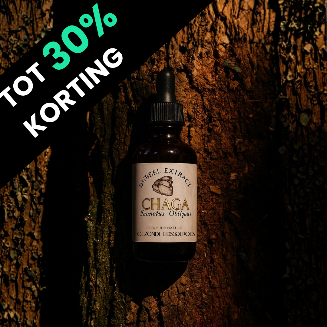 Chaga Extract 10:1 | Vloeibaar alcohol & water tinctuur.