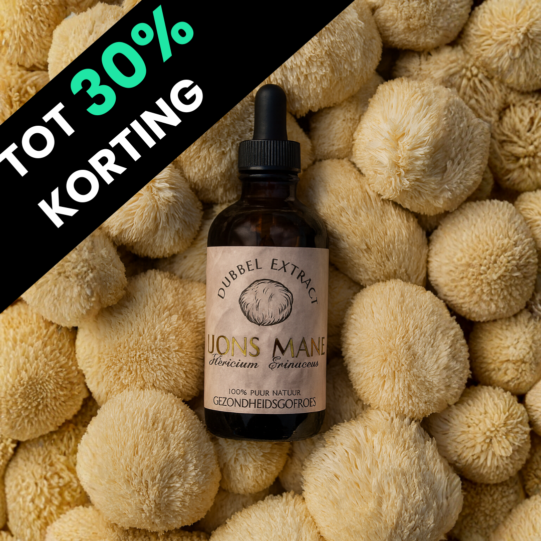 Lions Mane Extract 10:1 | Vloeibaar alcohol & water tinctuur.