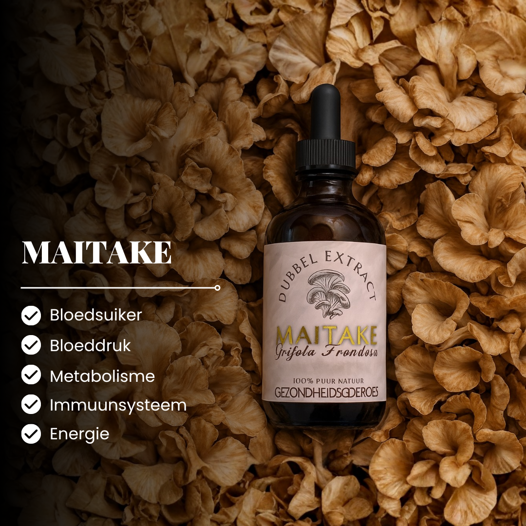 Maitake Extract 10:1 | Vloeibaar alcohol & water tinctuur.