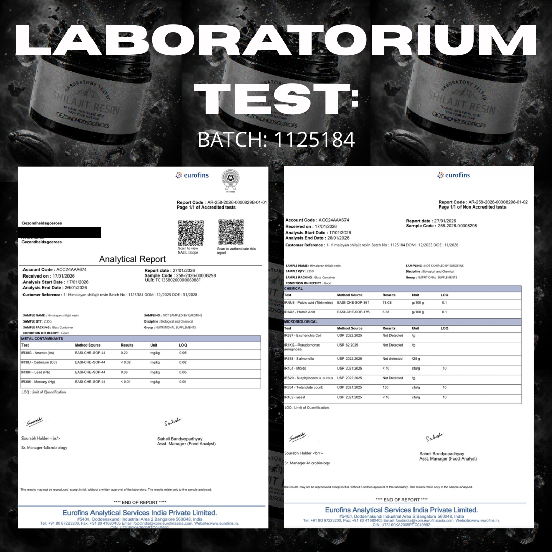 Shilajit Concentratie +80% fulvinezuur | 50 Gram Extract