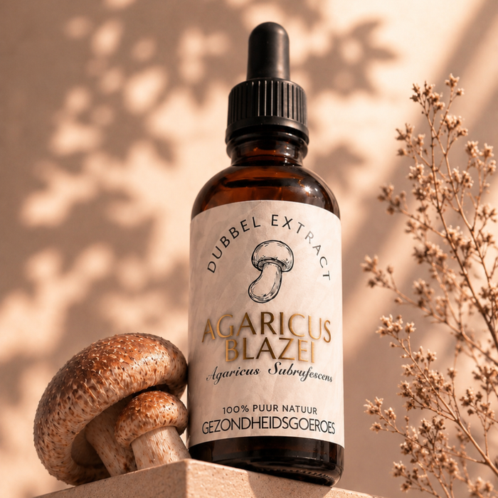 Agaricus Blazei Extract 10:1 | Vloeibaar alcohol & water tinctuur.