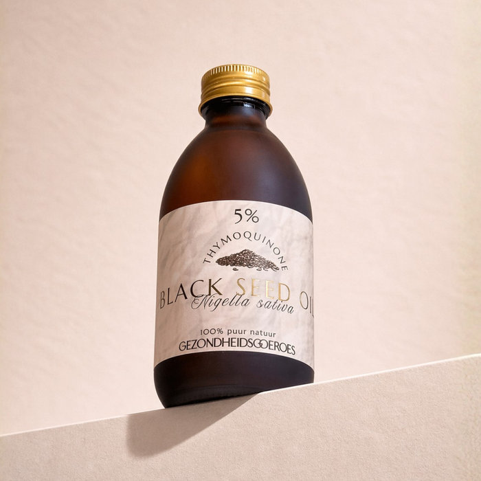 Black Seed Oil Koudgeperst | 5% Thymoquinone | 237 Ml