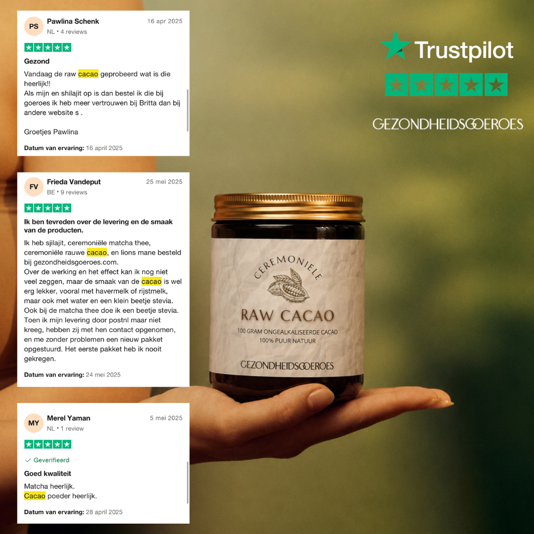 Raw Cacao Ongealkaliseerd | 100 Gram