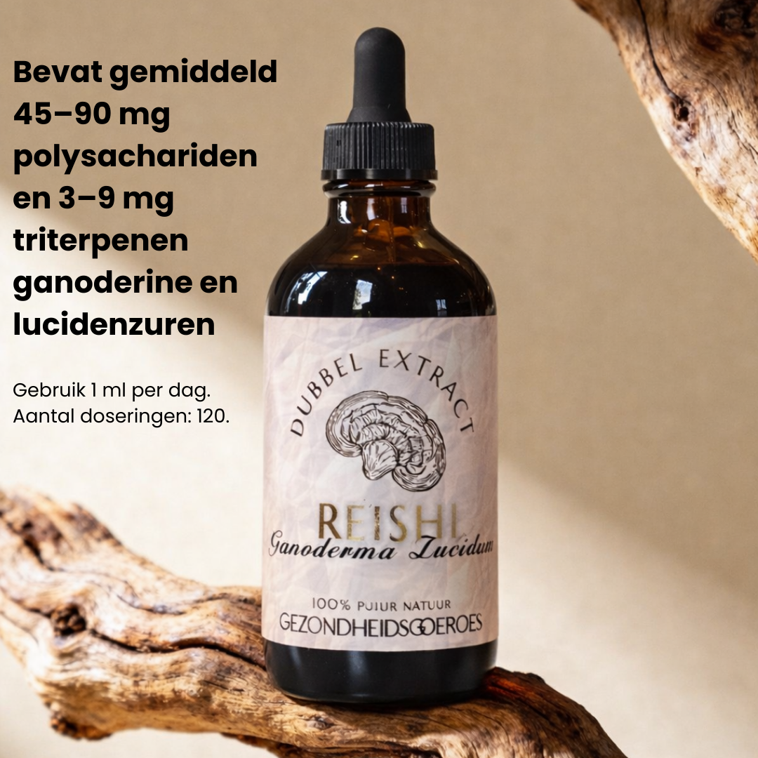 Reishi Extract 10:1 | Vloeibaar alcohol & water tinctuur.