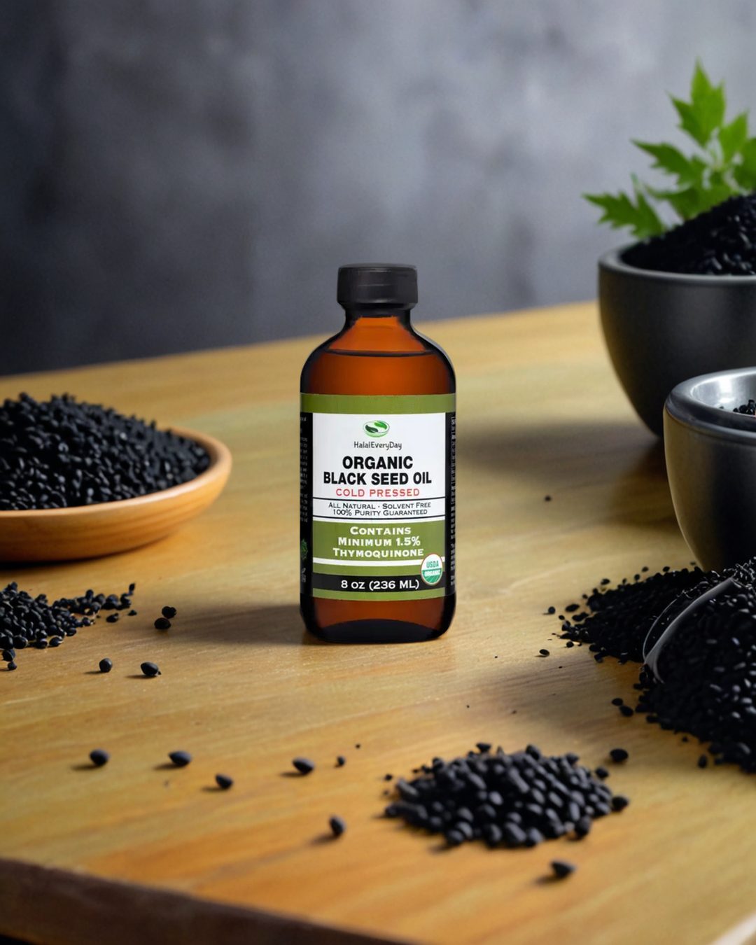 Black seed oil: Koudgeperst zonder toevoegingen.