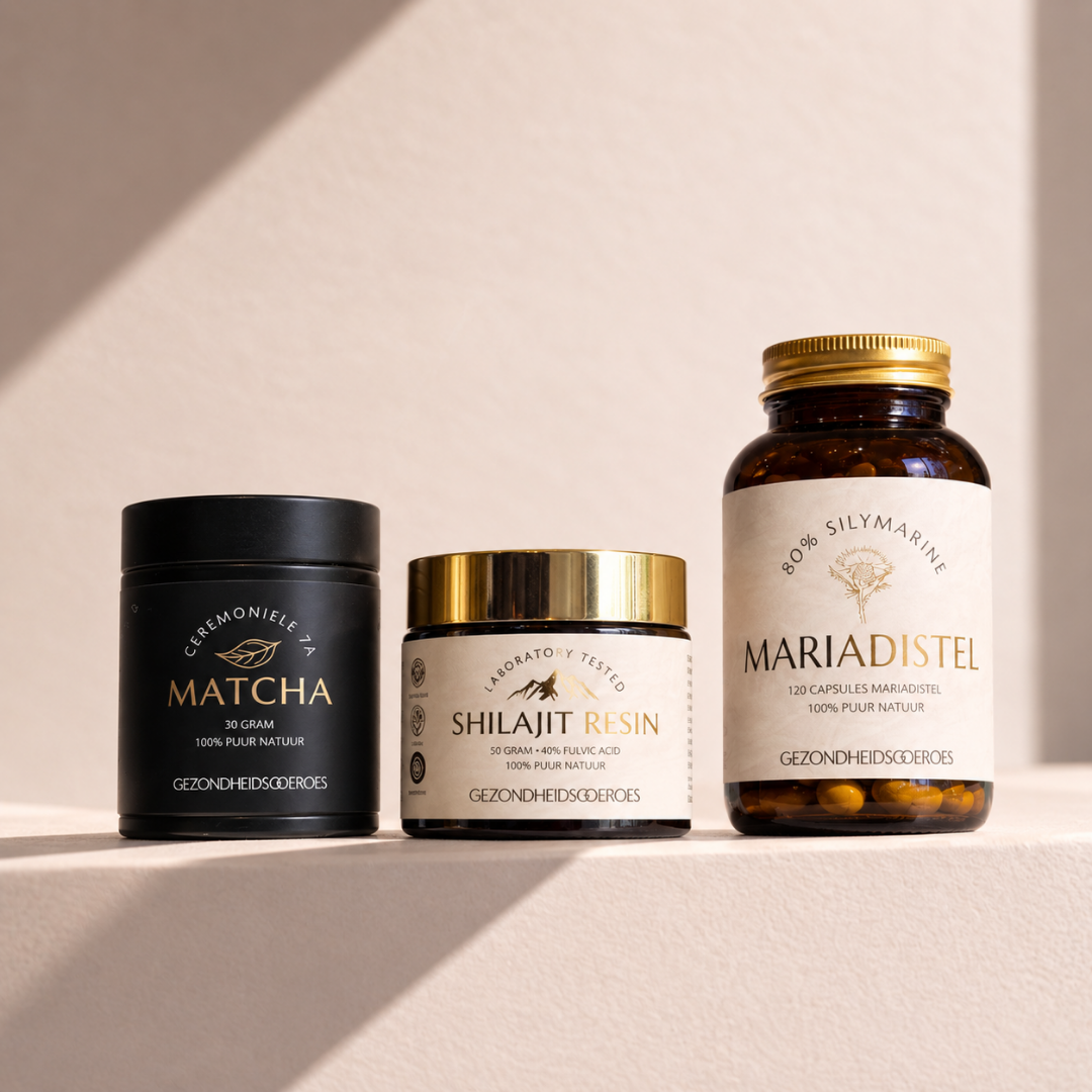 Detox Bundel: Shilajit, Mariadistel & Matcha