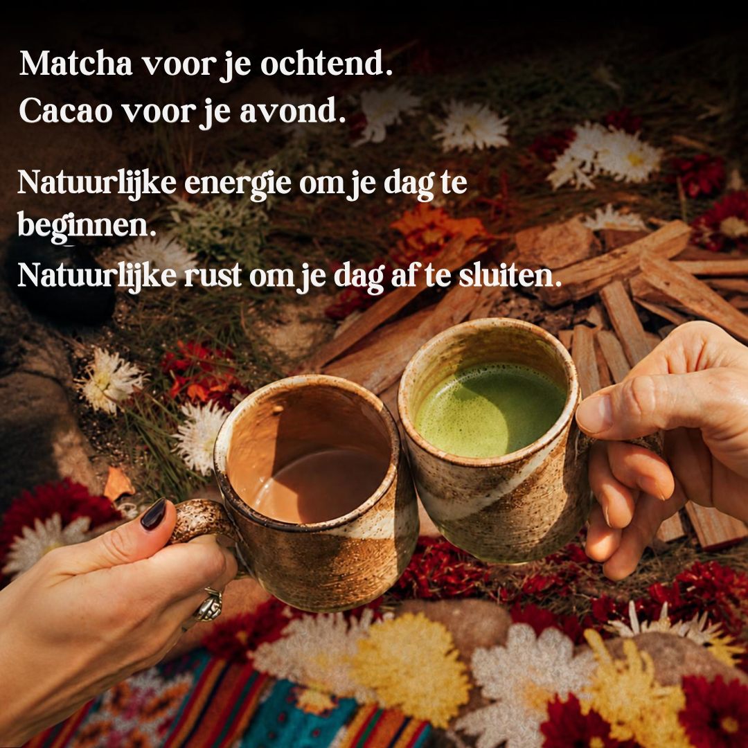 Ceremonial Set: Cacao & Matcha