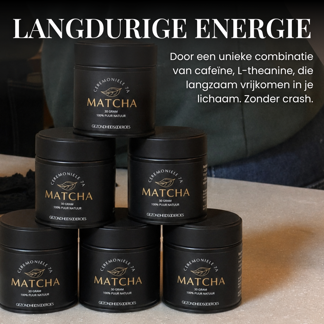 Energie Bundel: Matcha, Shilajit en Cordyceps