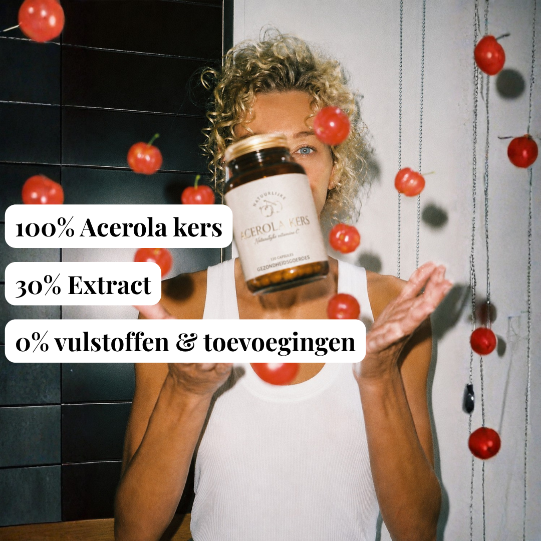Acerola kers 30% vitamine C concentratie | 120 capsules