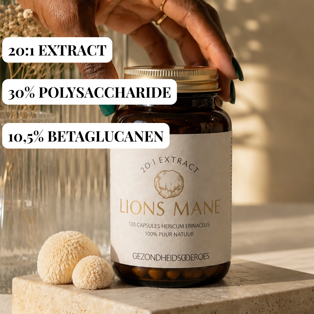 Lions Mane Extract 20:1 | 120 Capsules