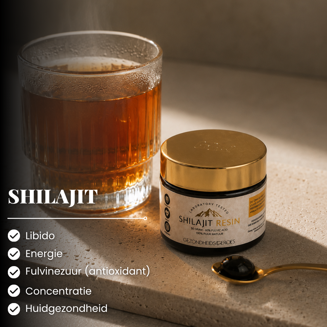 Shilajit Concentratie +80% fulvinezuur | 50 Gram Extract