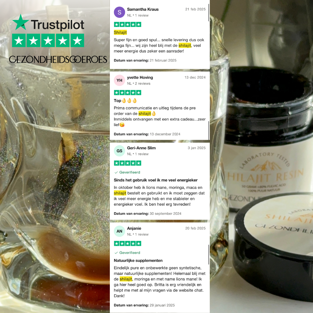 Shilajit Concentratie +80% fulvinezuur | 50 Gram Extract