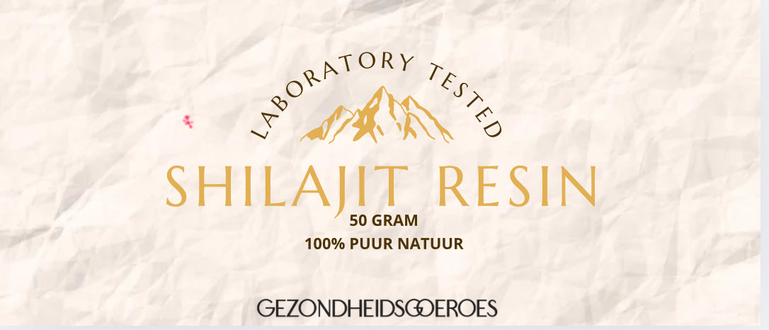 Pre order NIEUWE Shilajit Concentratie extract.