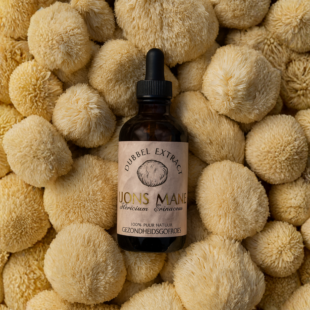 Lions Mane Extract 10:1 | Vloeibaar alcohol & water tinctuur.