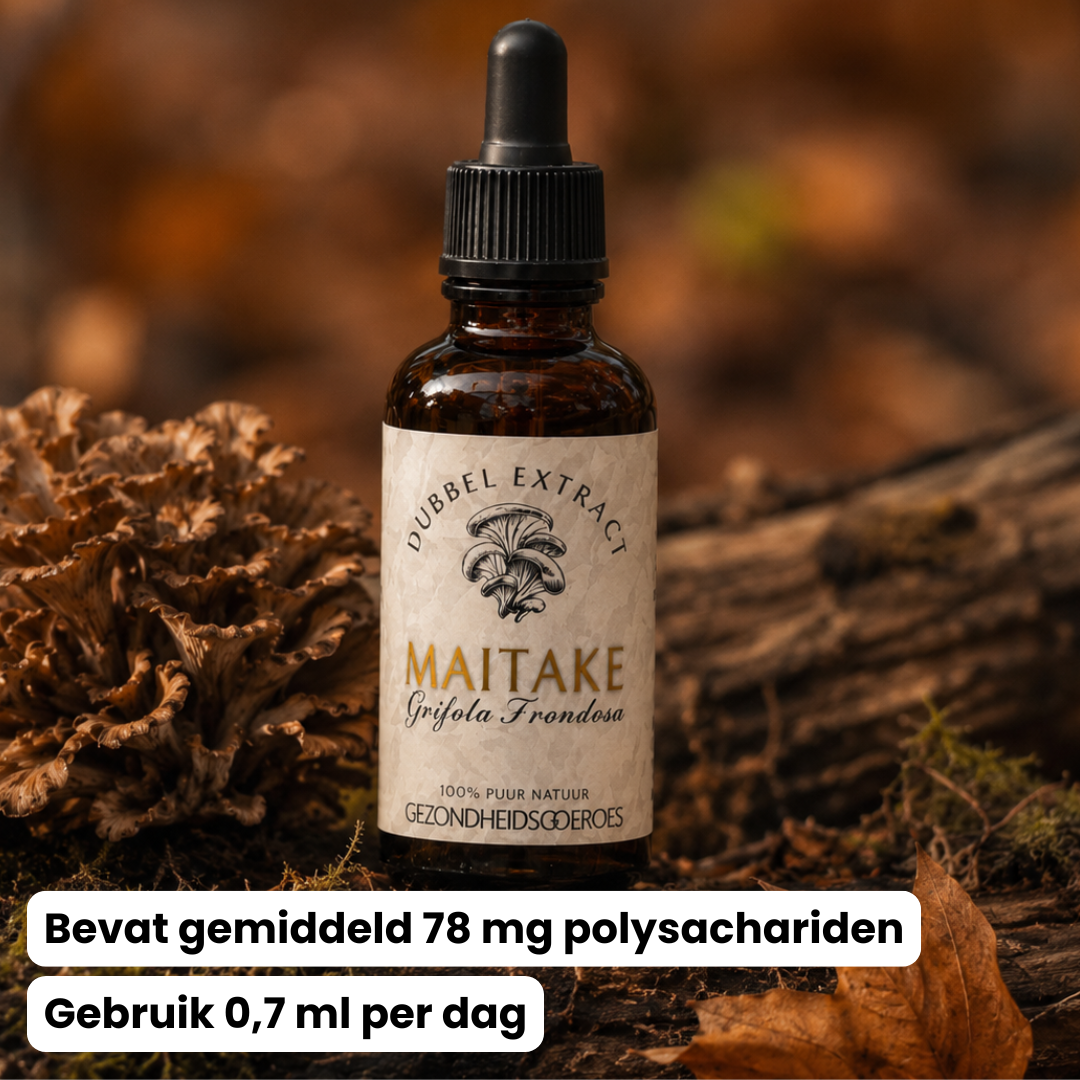 Maitake Extract 10:1 | Vloeibaar alcohol & water tinctuur.