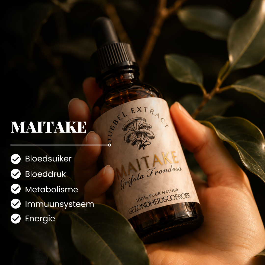 Maitake Extract 10:1 | Vloeibaar alcohol & water tinctuur.