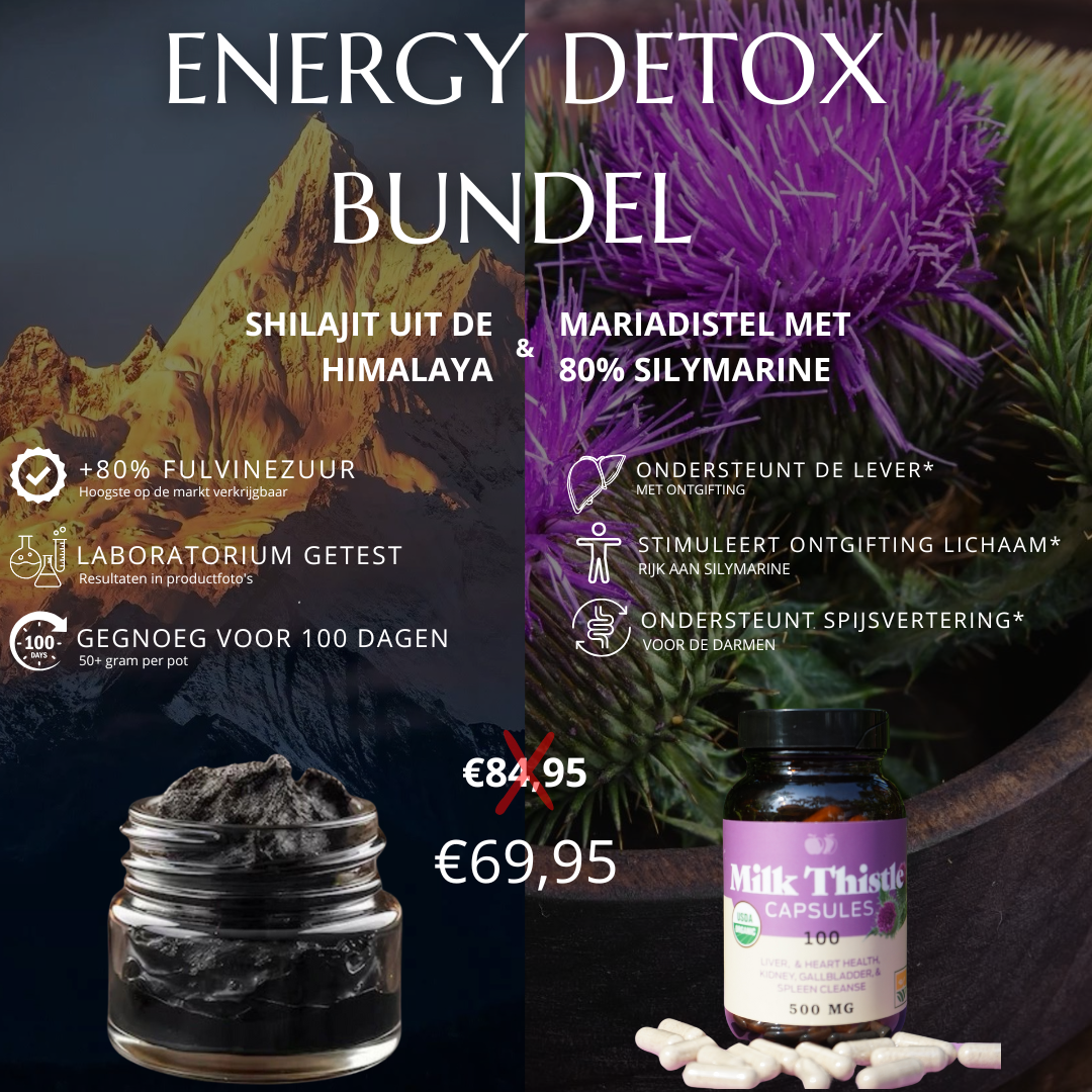 Detox bundel: Shilajit en Mariadistel