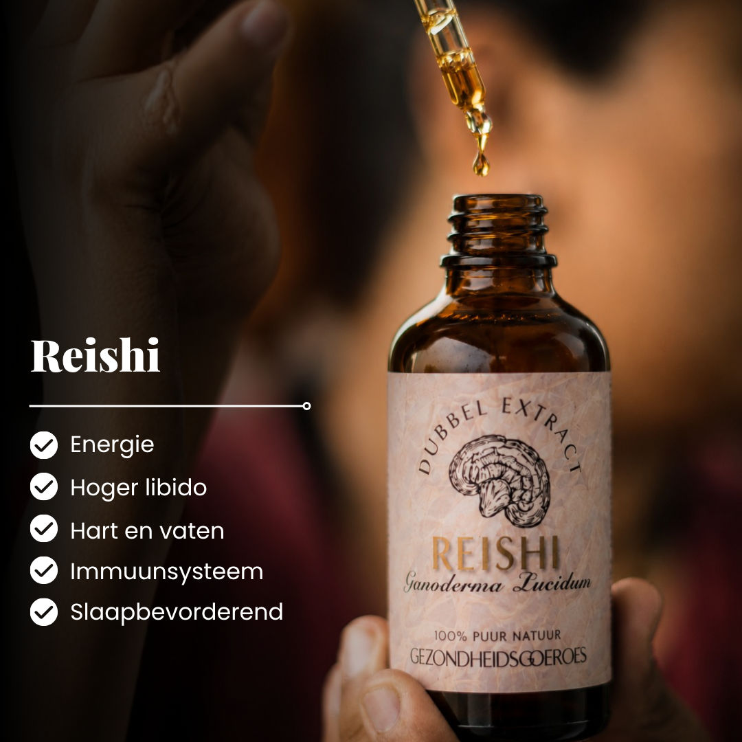 Reishi Extract 10:1 | Vloeibaar alcohol & water tinctuur.