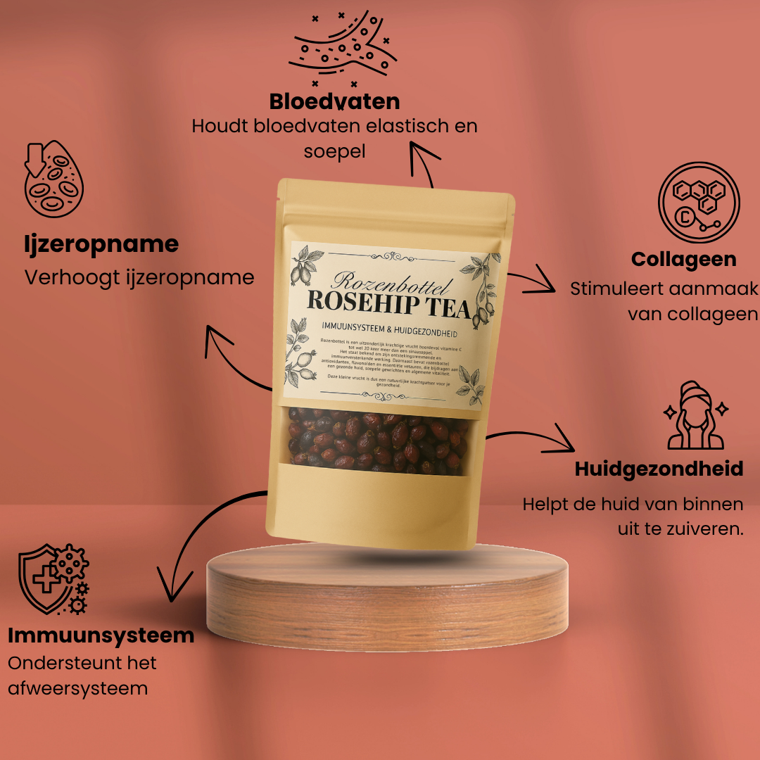 Rozenbottel Thee 200 Gram | Natuurlijke vitamine C