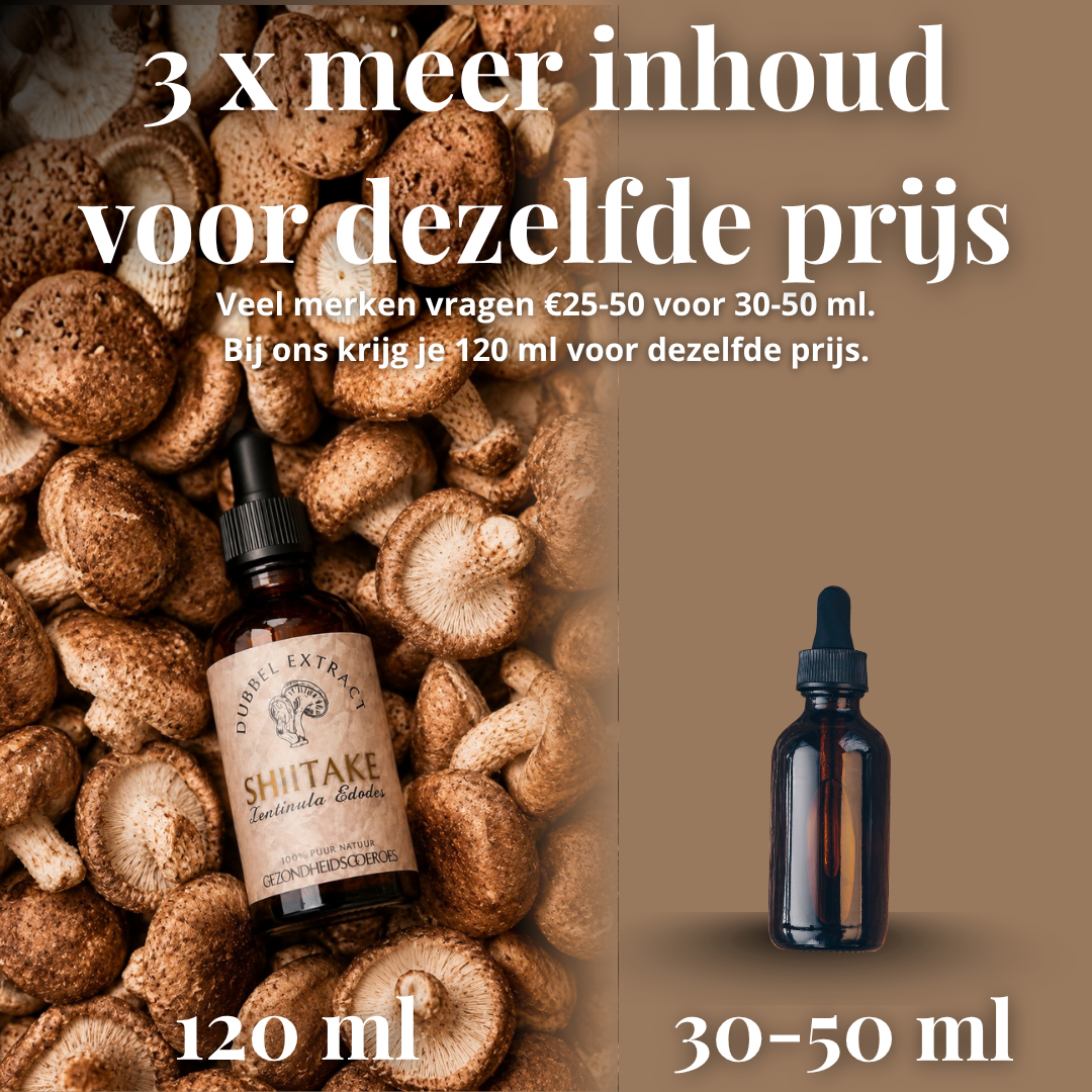 Agaricus Blazei Extract 10:1 | Vloeibaar alcohol & water tinctuur.