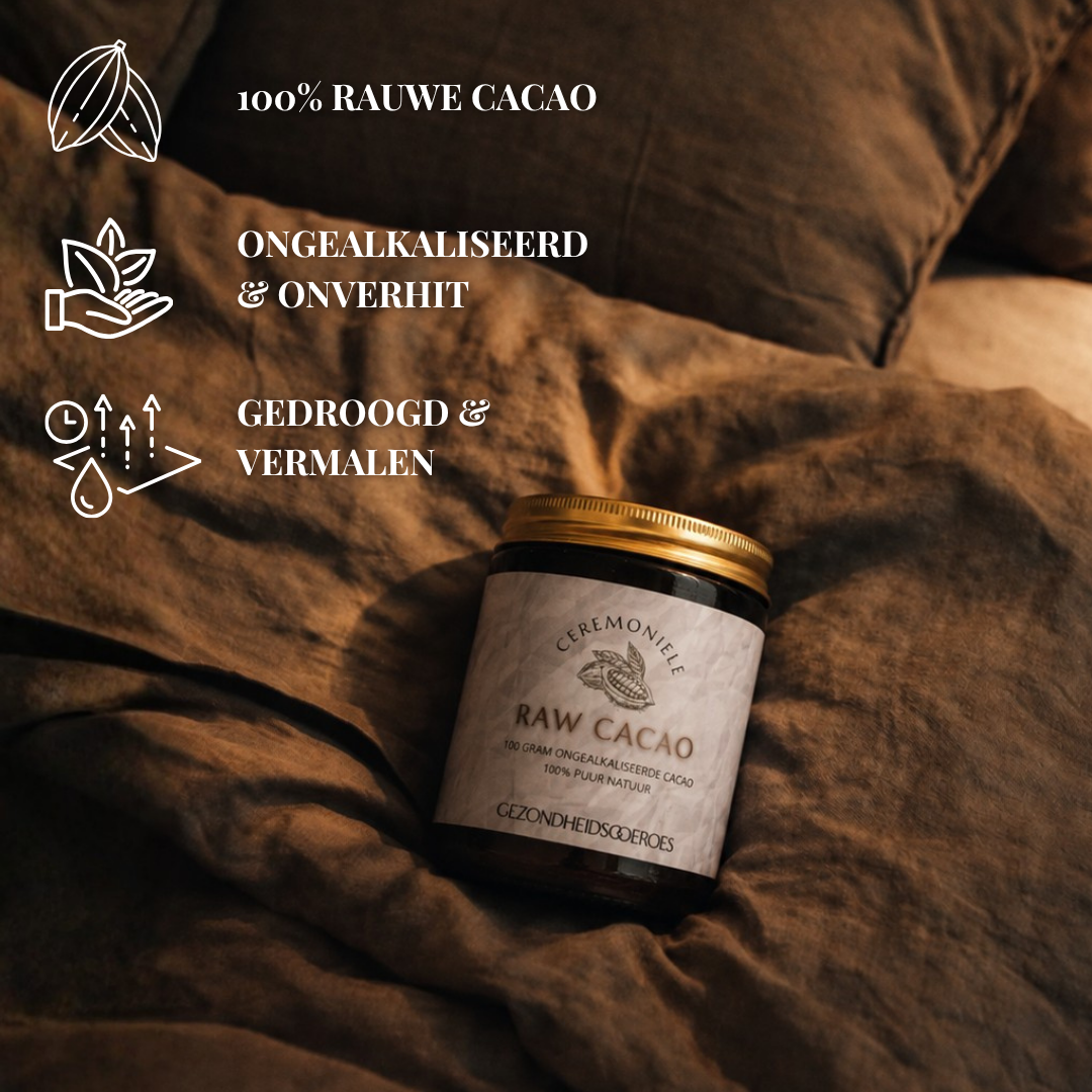 Raw Cacao Ongealkaliseerd | 100 Gram