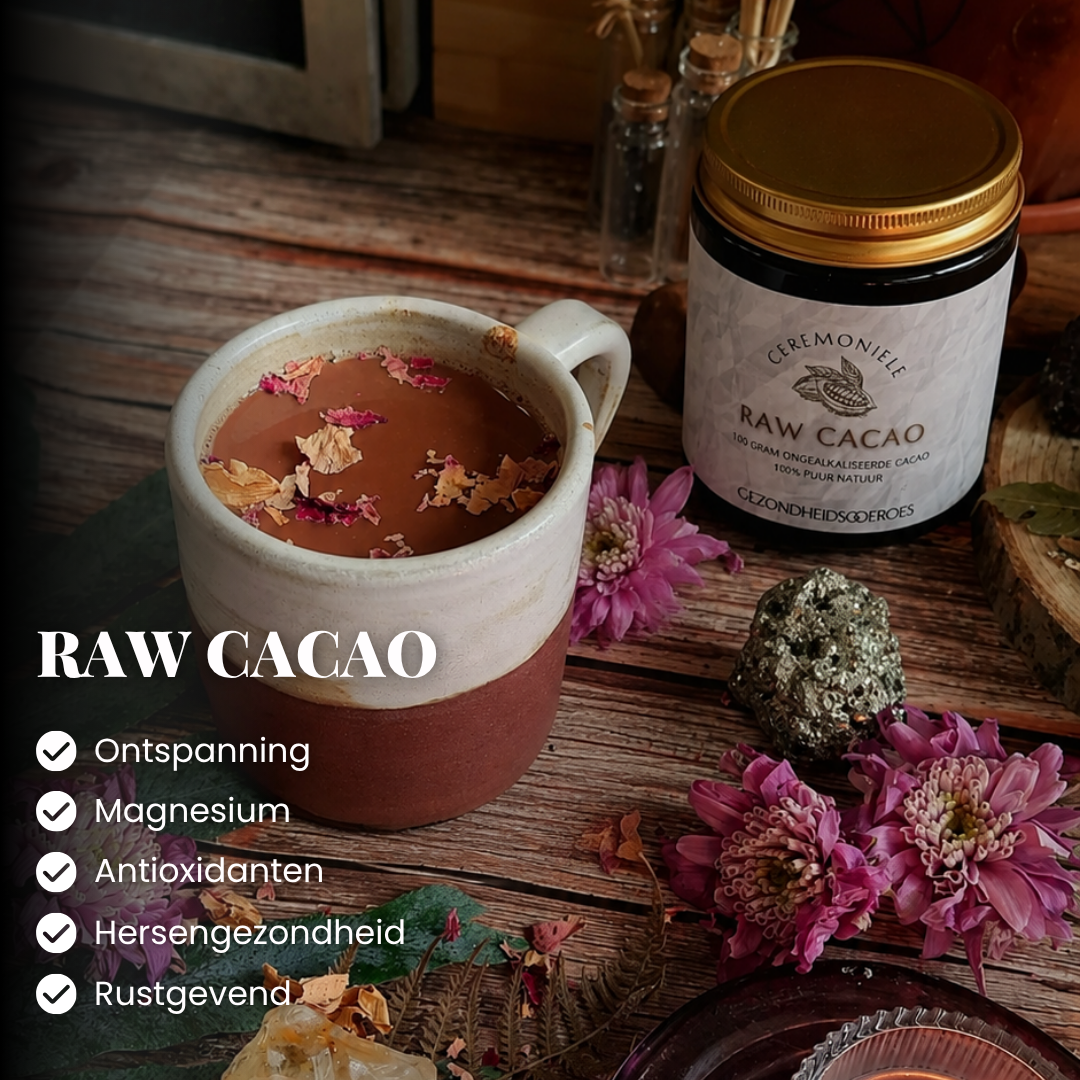Raw Cacao Ongealkaliseerd | 100 Gram