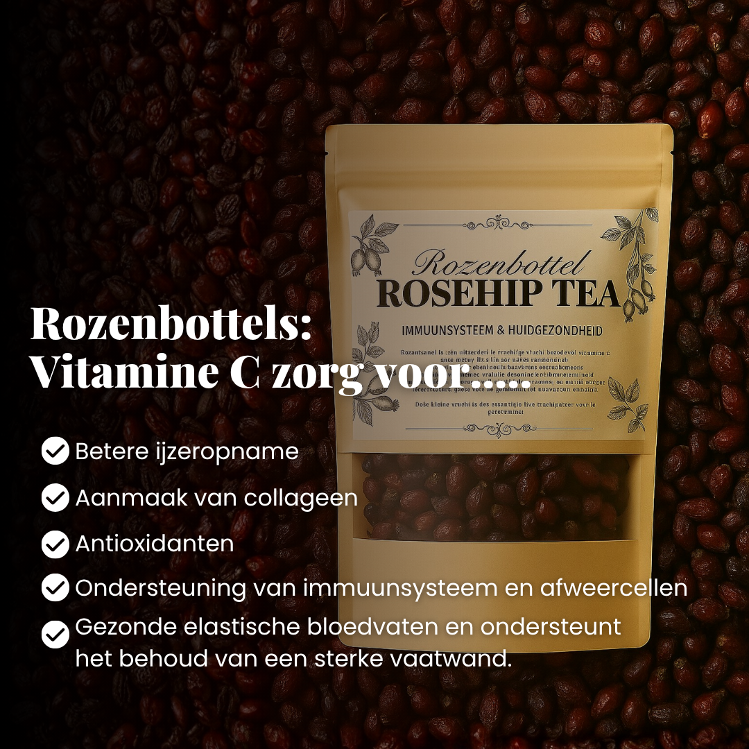 Rozenbottel Thee 200 Gram | Natuurlijke vitamine C