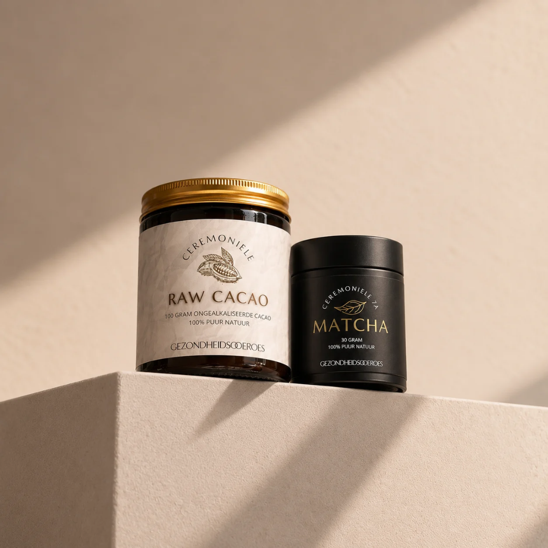 Ceremonial Set: Cacao & Matcha