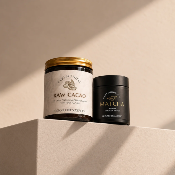 Ceremonial Set: Cacao & Matcha